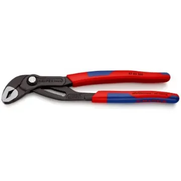 Knipex Cobra® Water Pump Pliers, 250 mm Overall, Flat, Straight Tip, 46mm Jaw - 87 02 250 product image