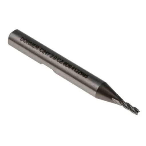 Dormer End Mill, 2mm Cutter, HSCo, 6 mm Shank, 7mm Cut - C2472.0 product image