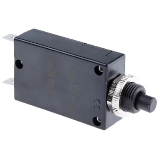 ETA Thermal Circuit Breaker - 2 5700  Single Pole 250V Voltage Rating Panel Mount, 25A Current Rating - 2-5700-IG2-P10-DD-000040-25A product image