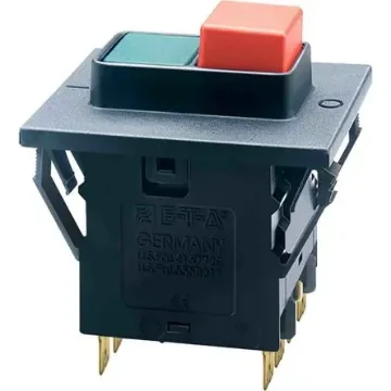ETA Thermal Circuit Breaker - 3140 3 Pole 230V Voltage Rating Snap In, 16A Current Rating - 3140-F230-P7T1-SGRX-16A product image
