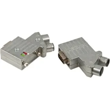 Telegartner 9 Way 35 ° Cable Mount D-sub Connector Plug - 40-1291122 product image