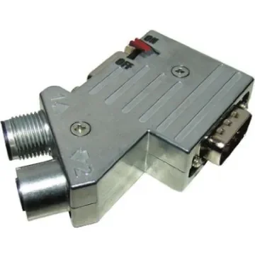 Telegartner 9 Way 35 ° Cable Mount D-sub Connector Plug - 40-1292122 product image