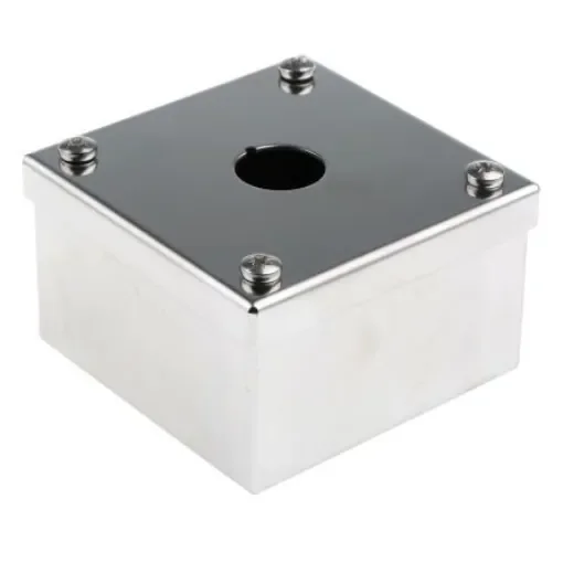 ABB Stainless Steel ABB Compact Push Button Enclosure - 1 Hole 22mm Diameter - 01.001001.SS1 product image