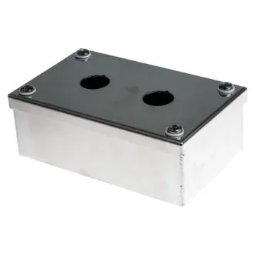 ABB Stainless Steel ABB Compact Push Button Enclosure - 2 Hole 22mm Diameter - 01.001002.SS2 product image