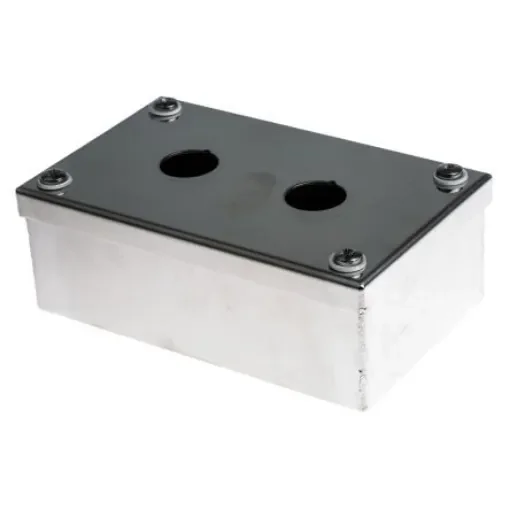 ABB Stainless Steel ABB Compact Push Button Enclosure - 2 Hole 22mm Diameter - 01.001002.SS2 product image