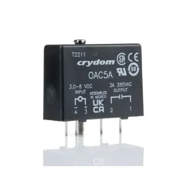 Sensata Crydom M SERIES Series Interface Relay Module, PCB Mount, 5V dc Coil, 20mA Load - OAC5A product image