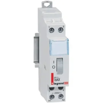 Legrand DIN Rail Power Relay, 230V ac Coil, 16A Switching Current - 4 124 12 product image
