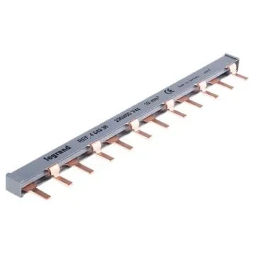Legrand HX 2 Phase Busbar, 400V, 35.5mm Pitch - 4 049 38 product image