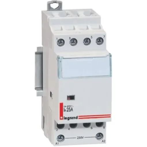 Legrand CX3 Contactor, 230 V ac Coil, 25 A - 4 125 35 product image