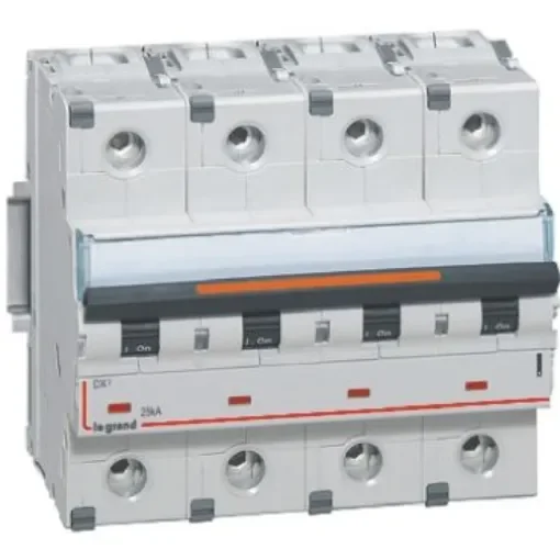 Legrand DX Range DX3 MCB, 4P, 100A Curve C, 5 kA Breaking Capacity - 4 098 02 product image