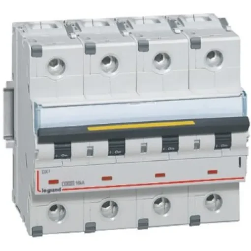 Legrand DX Range DX3 MCB, 4P, 100A Curve C, 16 kA Breaking Capacity - 4 093 63 product image