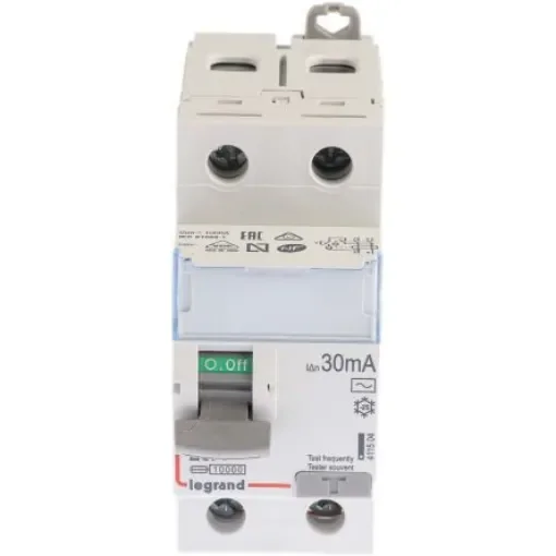 Legrand DX3 RCD, 25A, 1+N Pole, 30mA, Type AC - 4 115 04 product image