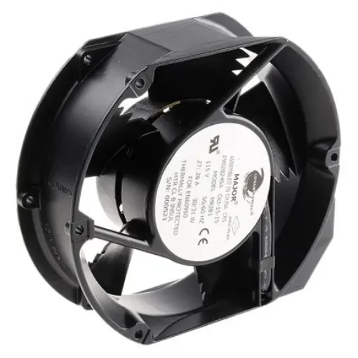 COMAIR ROTRON Major Series Axial Fan, 115 V ac, AC Operation, 400m³/h, 31W, 260mA Max, 171.4 x 150.4 x 51mm - MR2B3 19028245A product image