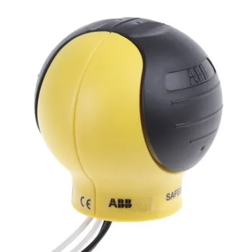 ABB 2 Button Safety Two Hand Control Switch, Black, Yellow, JSTD1 Series - 2TLA020007R3400  JSTD1-E product image