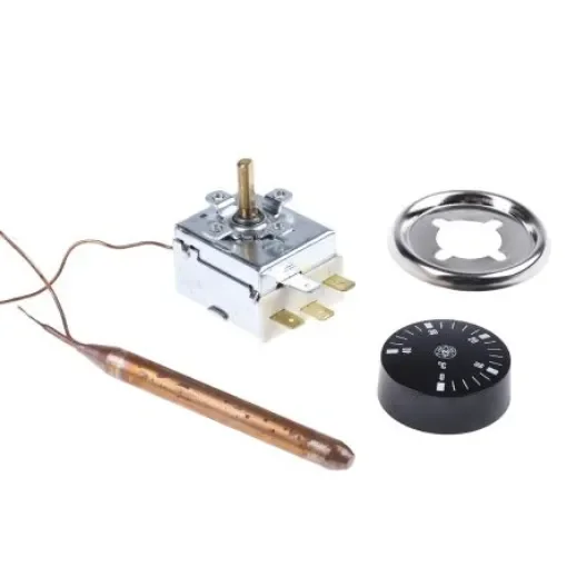 RS PRO Capillary Thermostat, +40°C Max, SPDT, Automatic Reset, Panel Mount - 7334713 product image