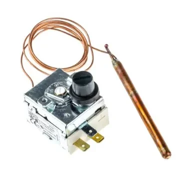RS PRO Capillary Thermostat, +110°C Max, SPST, Manual Reset, Panel Mount - 7334717 product image