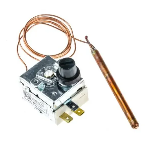 RS PRO Capillary Thermostat, +110°C Max, SPST, Manual Reset, Panel Mount - 7334717 product image