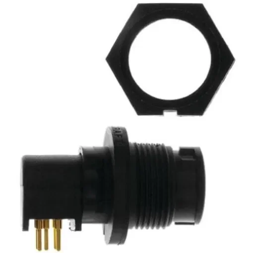 Switchcraft Circular Connector, 5 Contacts, Panel Mount, Plug, Female, IP68, IP69K, EN3 Series - EN3P5FRAPCX product image