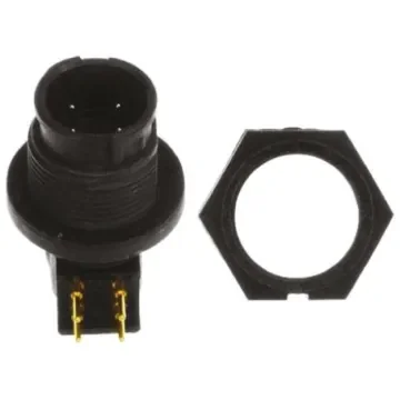 Switchcraft Circular Connector, 4 Contacts, Panel Mount, Plug, Male, IP68, IP69K, EN3 Series - EN3P4MRAPCX product image