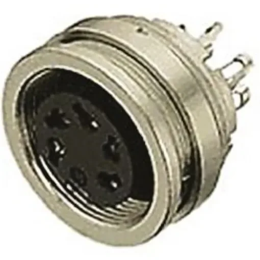 binder Circular Connector, 19 Contacts, Panel Mount, M16 Connector, Plug, Female, IP67, 713 Series - 09-0464-00-19 product image