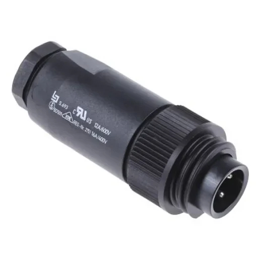 binder Circular Connector, 4 Contacts, Cable Mount, Plug, Male, IP67, 693 Series - 99-4221-14-04 product image