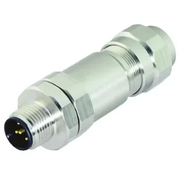 binder Circular Connector, 4 Contacts, Cable Mount, M12 Connector, Socket, Male, IP69K, 713 Series - 99-1429-992-04 product image