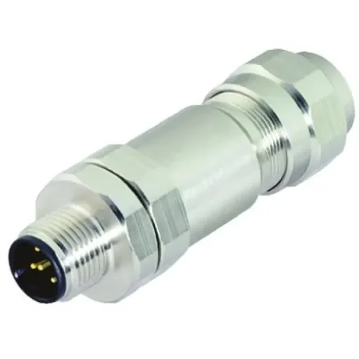 binder Circular Connector, 4 Contacts, Cable Mount, M12 Connector, Socket, Male, IP69K, 713 Series - 99-1429-992-04 product image