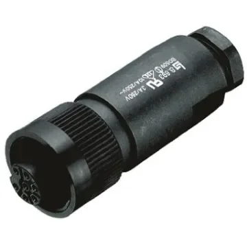 binder Circular Connector, 7 Contacts, Cable Mount, Plug, Female, IP67, 693 Series - 99-4226-110-07 product image