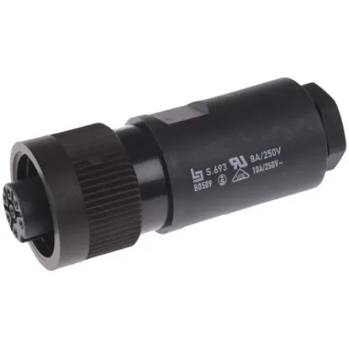 binder Circular Connector, 7 Contacts, Cable Mount, Socket, Female, IP67, 693 Series - 99-4218-110-07 product image