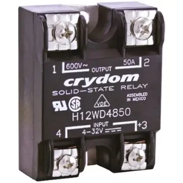 Sensata Crydom H12WD Series Solid State Relay, 125 A Load, Panel Mount, 660 V rms Load, 32 V dc Control - H12WD48125PG product image