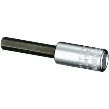 STAHLWILLE 1/4 in Drive Bit Socket, Hex Bit, 1/8in, 55 mm Overall Length - 01450008 product image