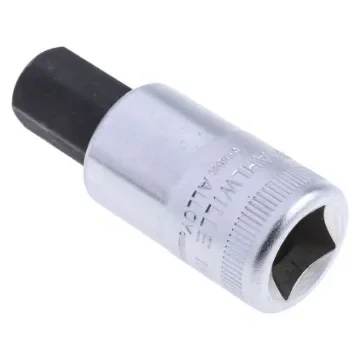 STAHLWILLE 1/2 in Drive Bit Socket, Hex Bit, 14mm, 60 mm Overall Length - 03050014 product image