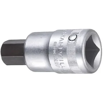 STAHLWILLE 3/4 in Drive Bit Socket, Hex Bit, 19mm, 80 mm Overall Length - 05050019 product image