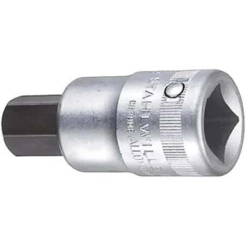 STAHLWILLE 3/4 in Drive Bit Socket, Hex Bit, 19mm, 80 mm Overall Length - 05050019 product image
