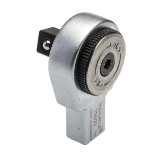 STAHLWILLE 735 Series Reversible Ratchet Insert, 1/2 in, 14 x 18 Insert, Chrome Finish - 58250020 product image