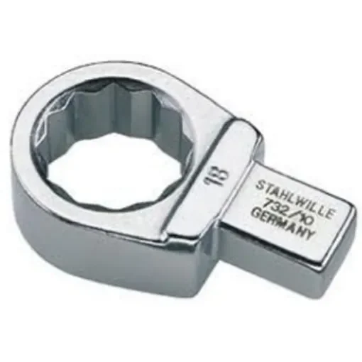 STAHLWILLE 5822 Series Spanner Head, 17 mm, 9 x 12mm Insert, Chrome Finish - 58221017 product image