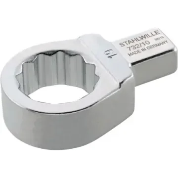 STAHLWILLE 732/10 Series Round Spanner Head, 19 mm, 9 x 12mm Insert, Chrome Finish - 58221019 product image