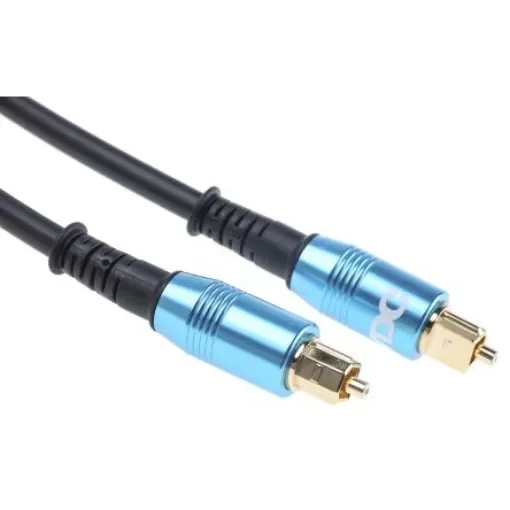 Van Damme Male TOSlink to Male TOSlink Optical Audio Cable, 1m - 101-414-000 product image