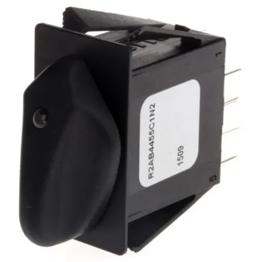 Otto, 3 Position DPDT Rotary Switch, 20 A @ 28 V dc, Tab - R2AB4455C1N2 product image