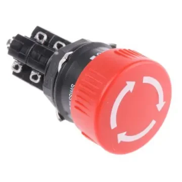 EAO Maintained Emergency Stop Push Button, Panel Mount, DPST, IP65 - 51-259.025 product image
