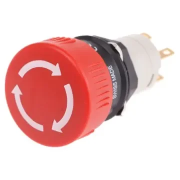 EAO 51-253 Series Maintained Emergency Stop Push Button, Panel Mount, SPDT, IP65 - 51-253.022 product image