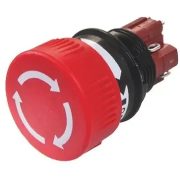 EAO 51-256 Series Maintained Emergency Stop Push Button, Panel Mount, SPDT, IP65 - 51-256.025 product image