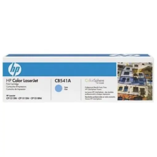 Hewlett Packard CB541A Cyan Toner Cartridge,  HP Compatible product image