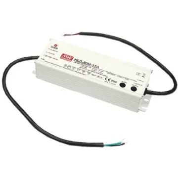 MEAN WELL LED Driver, 24V Output, 81.6W Output, 3.4A Output, Constant Voltage Dimmable - HLG-80H-24B product image