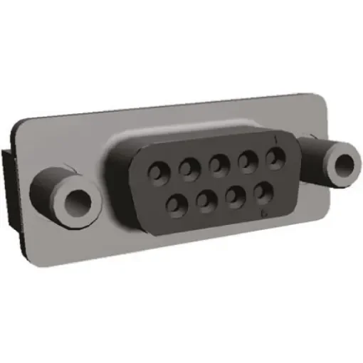 TE Connectivity Amplimite HD-20 9 Way Through Hole D-sub Connector Socket, with 4-40 UNC, Female Screw Lock - 1-5747150-4 product image