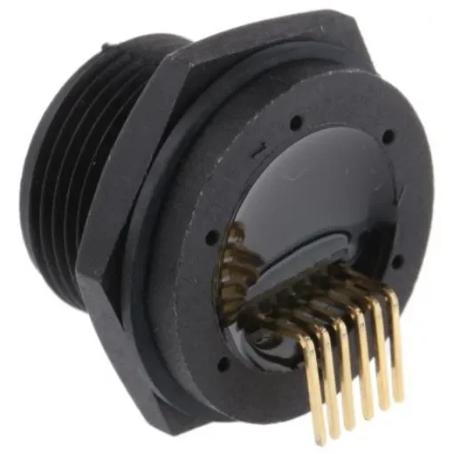 Amphenol Socapex Right Angle, Through Hole, Socket- Single Port Type Mini B 2.0 USB Connector - USBMINIBF7PCB90 product image