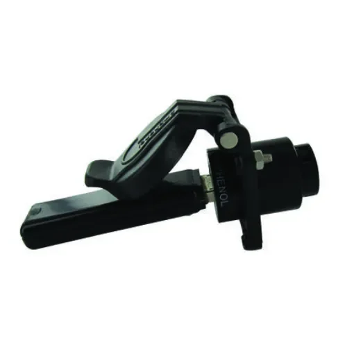 Amphenol Socapex Straight, Jam Nut, Female to Male- Single Port Type A 2.0 IP54 USB Connector - USBAPSCC7205A product image