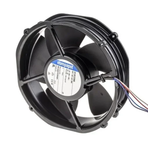 ebm-papst 2200 FTD Series Axial Fan, 24 V dc, DC Operation, 790m³/h, 41W, 200 x 50.8mm - 2214F/2TDHO product image