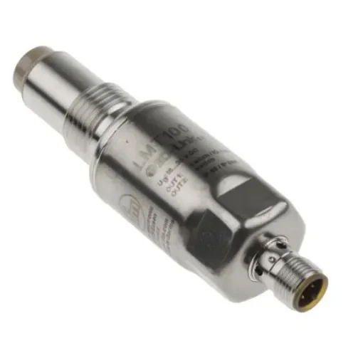 ifm electronic Electronic Level Probe, PNP NO/NC Output, Flush Mount, FPM, PA12, PEEK, Stainless Steel Body - LMT100 product image