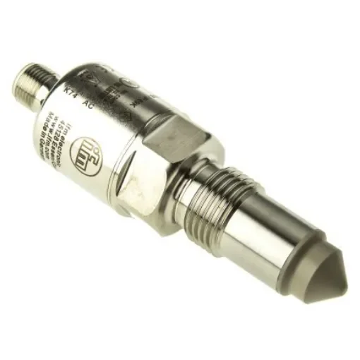 ifm electronic Electronic Level Probe, PNP NO/NC Output, Flush Mount, FPM, PA12, PEEK, Stainless Steel Body - LMT110 product image